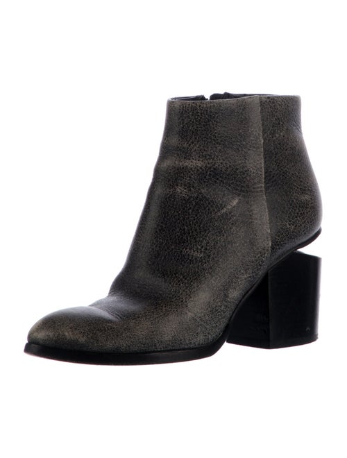 Alexander Wang Leather Distressed Accents Boots