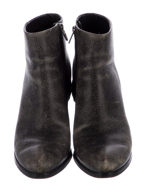 Alexander Wang Leather Distressed Accents Boots