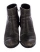 Alexander Wang Leather Distressed Accents Boots