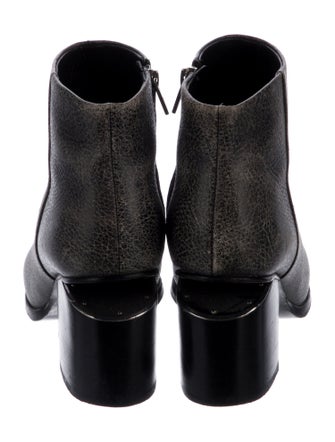 Alexander Wang Leather Distressed Accents Boots