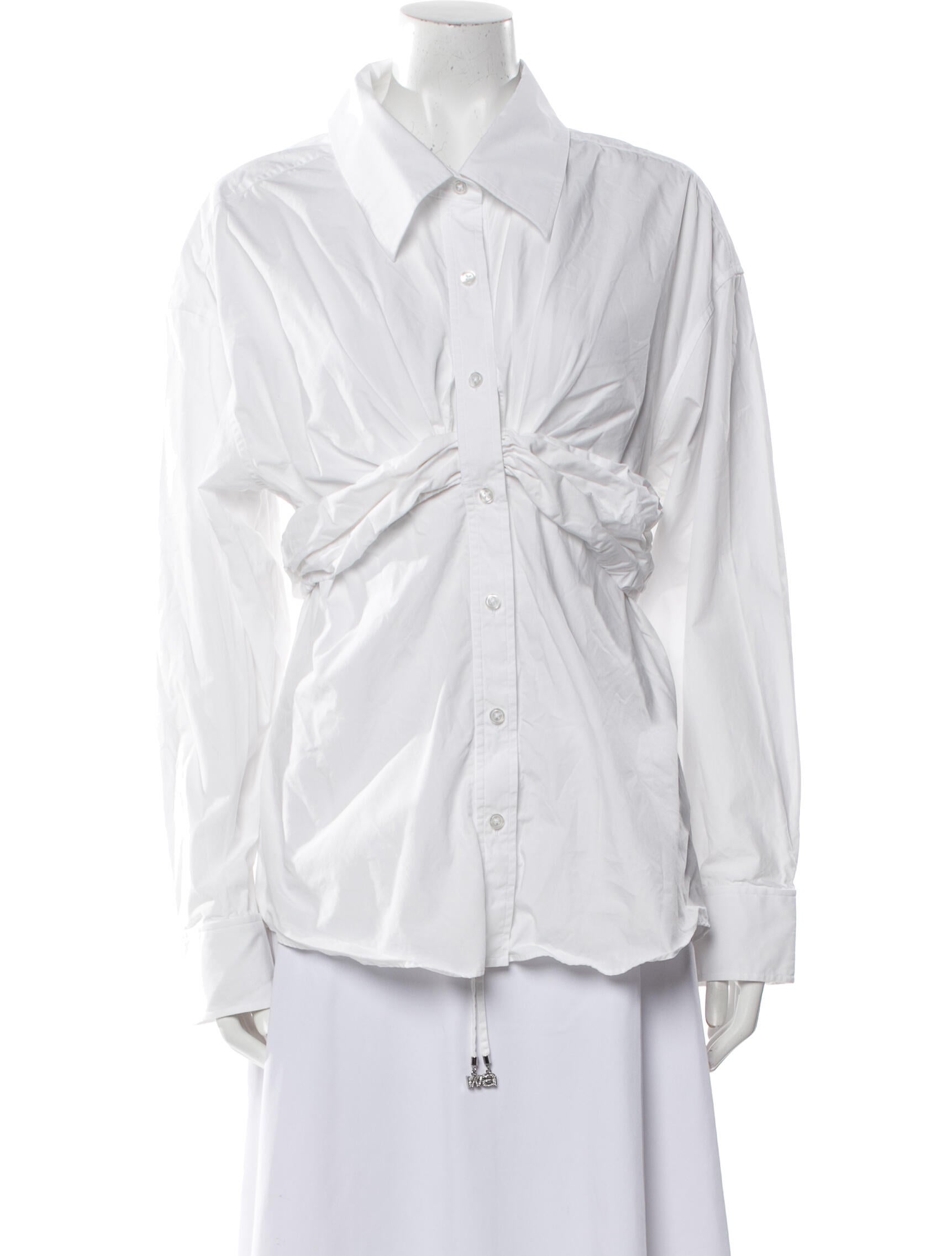 Alexander Wang Long Sleeve Button-Up Top w/ Tags