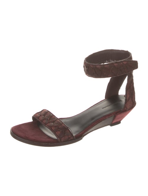 Alexander Wang Embossed Leather Sandals