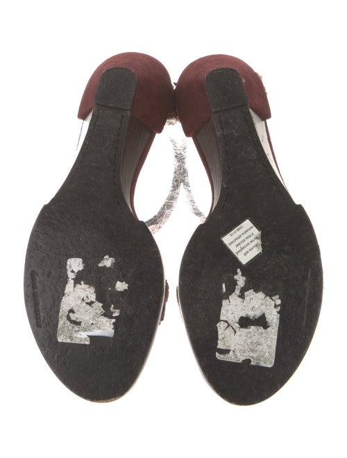 Alexander Wang Embossed Leather Sandals