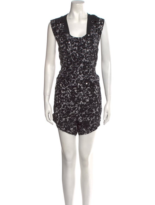 Alexander Wang Silk Printed Romper