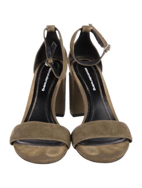 Alexander Wang Canvas Whipstitch Trim Sandals