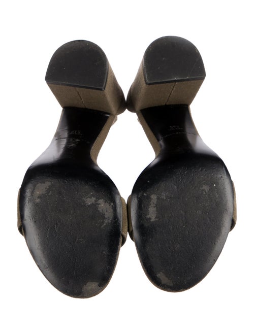 Alexander Wang Canvas Whipstitch Trim Sandals