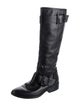 Alexander Wang Leather Studded Accents Riding Boots