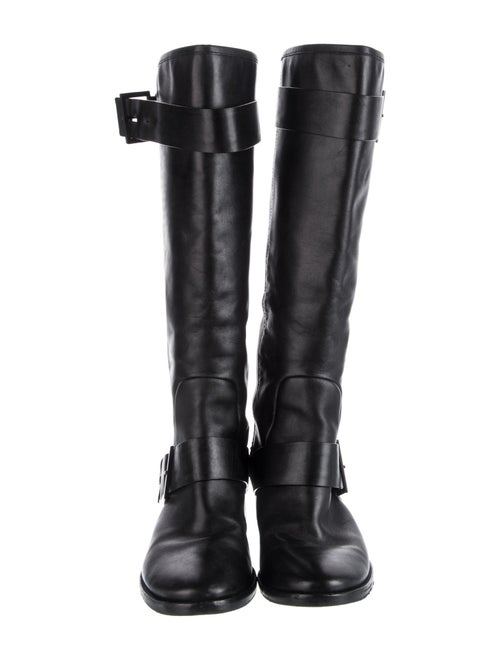 Alexander Wang Leather Studded Accents Riding Boots