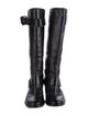 Alexander Wang Leather Studded Accents Riding Boots