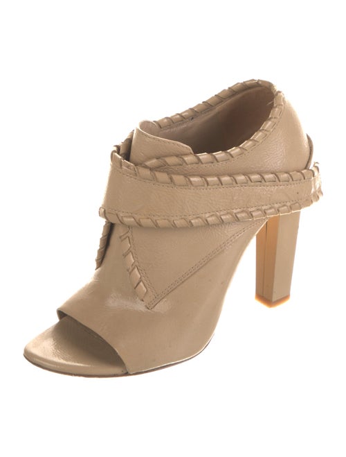 Alexander Wang Patent Leather Whipstitch Trim Mules