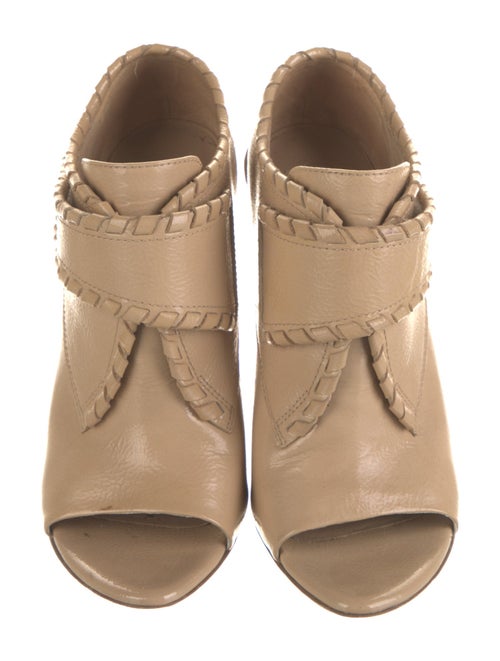 Alexander Wang Patent Leather Whipstitch Trim Mules