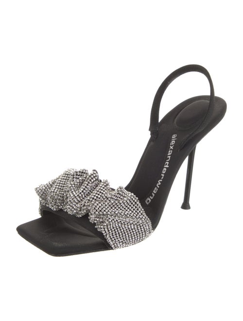Alexander Wang Crystal Embellishments Slingback Sandals