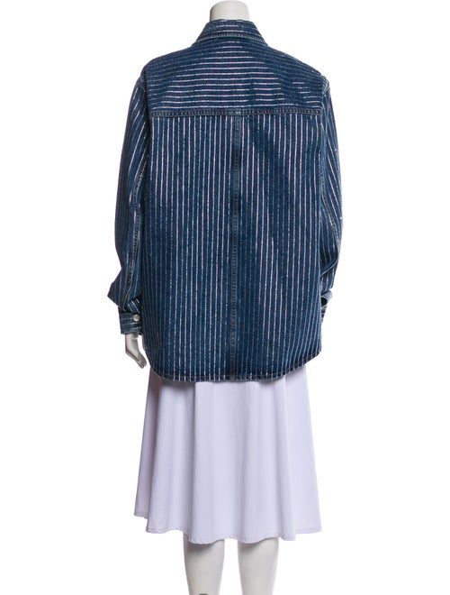 Alexander Wang Striped Denim Jacket