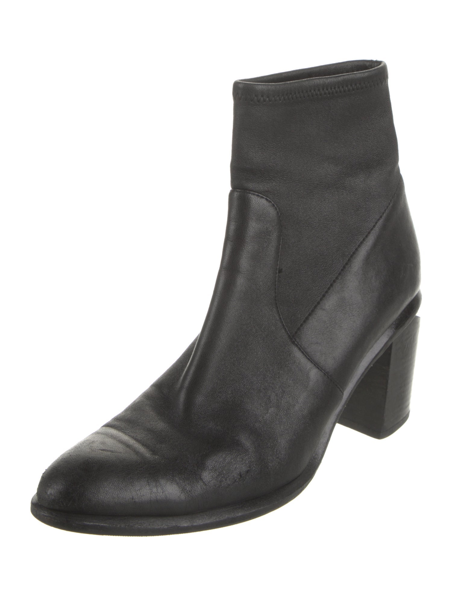 Alexander Wang Leather Sock Boots