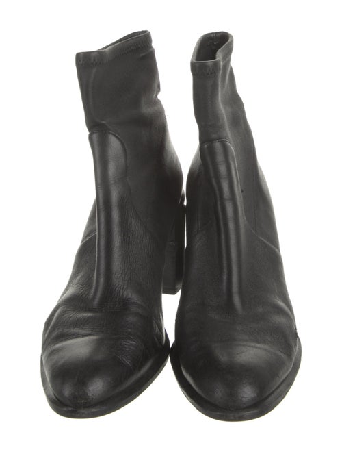 Alexander Wang Leather Sock Boots