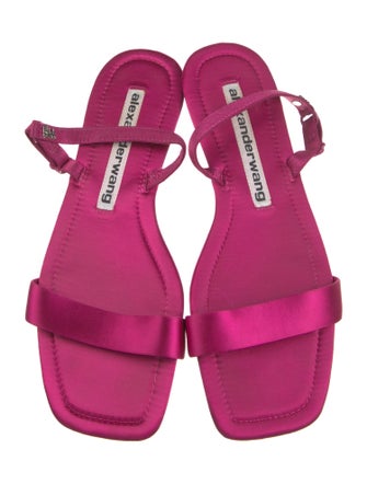 Alexander Wang Satin Slingback Sandals