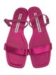 Alexander Wang Satin Slingback Sandals