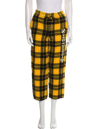 Alexander Wang Wool Plaid Print Sweatpants