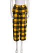 Alexander Wang Wool Plaid Print Sweatpants