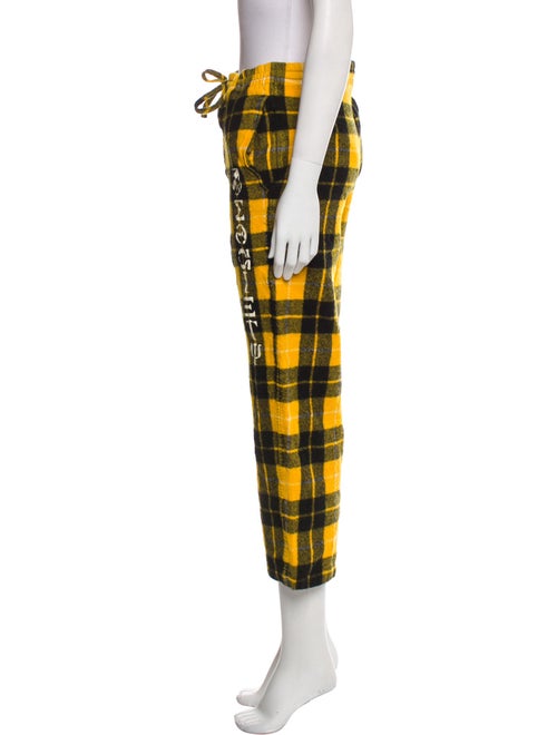 Alexander Wang Wool Plaid Print Sweatpants