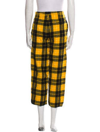 Alexander Wang Wool Plaid Print Sweatpants