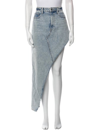 Alexander Wang Distressed Accents Long Skirt