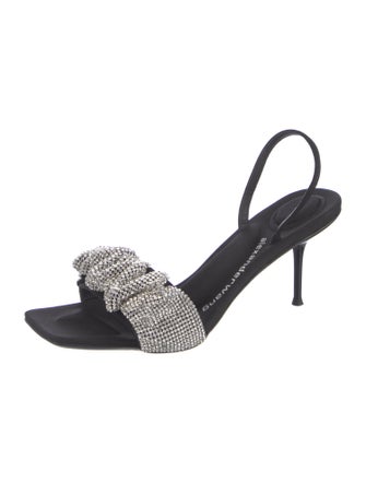 Alexander Wang Nylon Printed Slingback Sandals