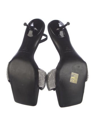 Alexander Wang Nylon Printed Slingback Sandals