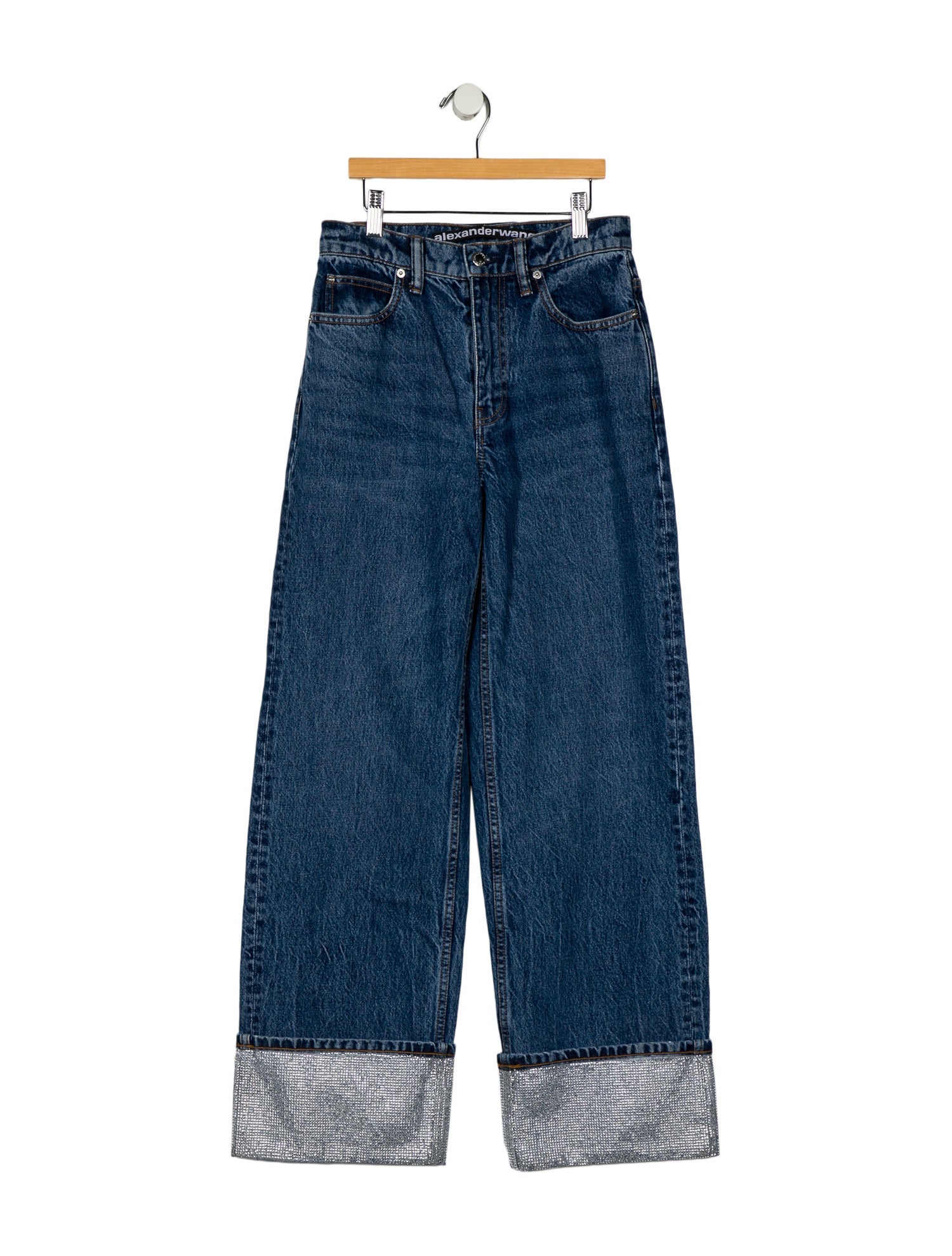 Alexander Wang Mid-Rise Wide Leg Jeans