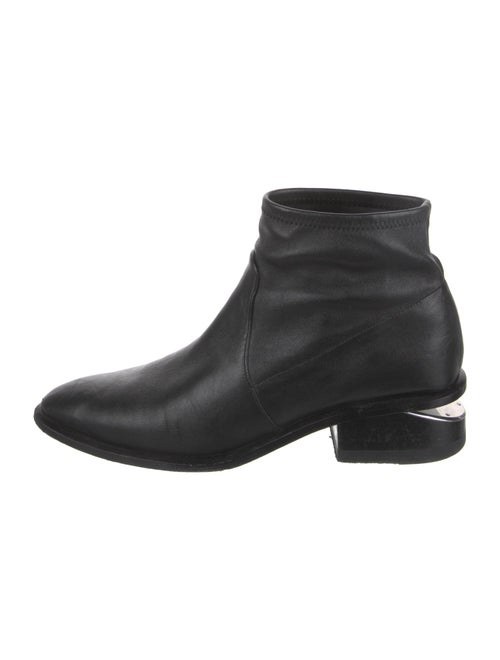 Alexander Wang Leather Whipstitch Trim Boots