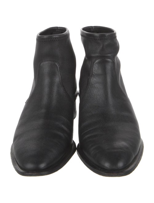 Alexander Wang Leather Whipstitch Trim Boots