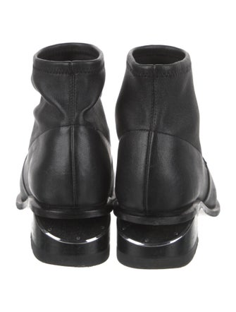 Alexander Wang Leather Whipstitch Trim Boots