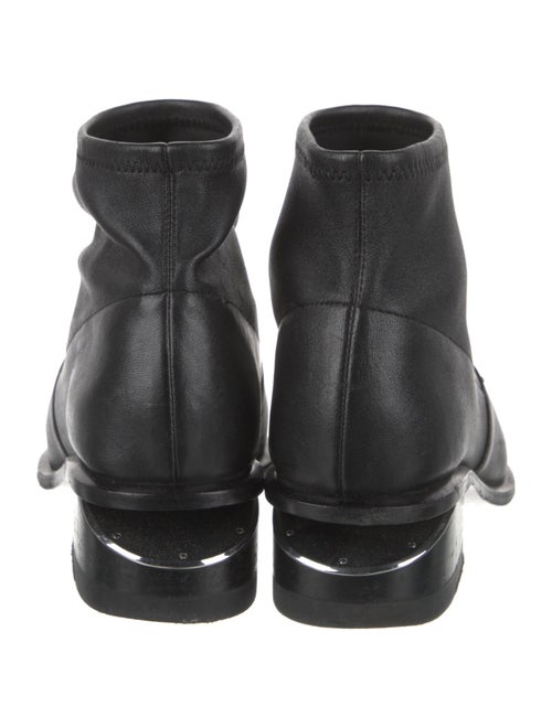 Alexander Wang Leather Whipstitch Trim Boots