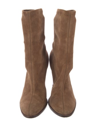 Alexander Wang Suede Sock Boots