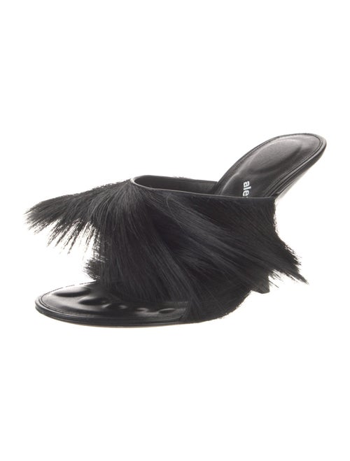 Alexander Wang Fur Slides
