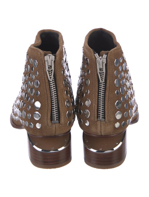 Alexander Wang Leather Studded Accents Boots
