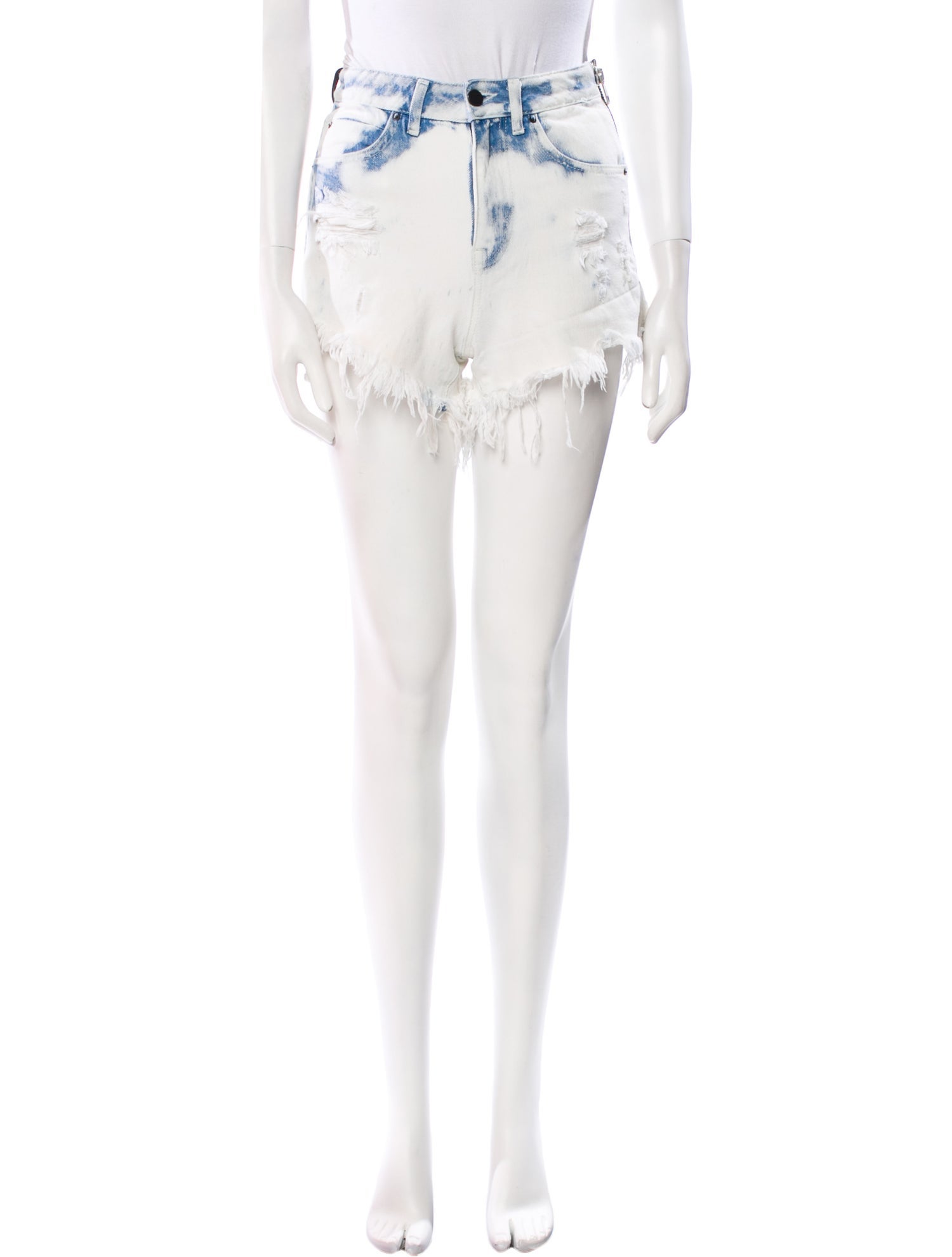 Alexander Wang Tie-Dye Print Knee-Length Shorts