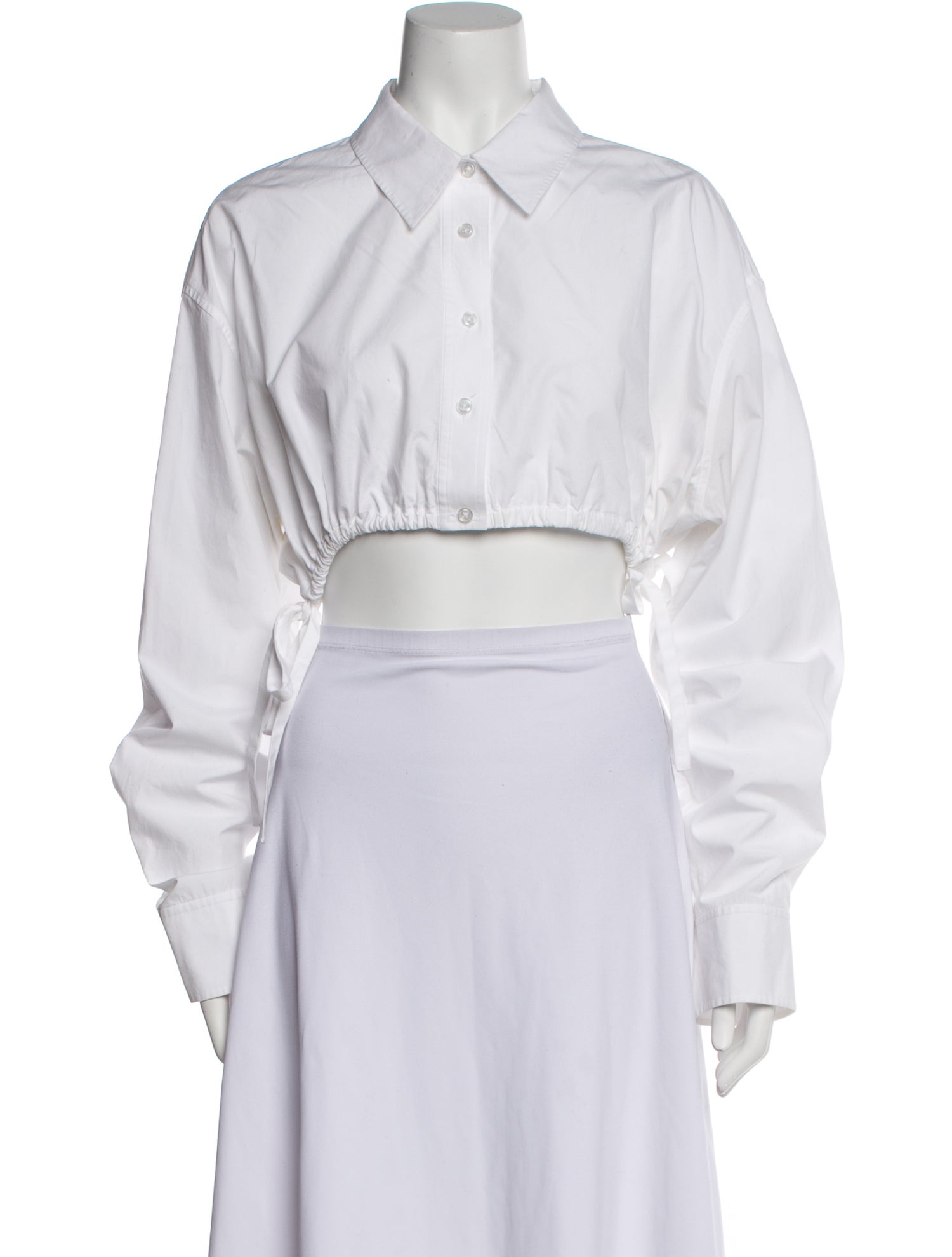 Alexander Wang Long Sleeve Crop Top