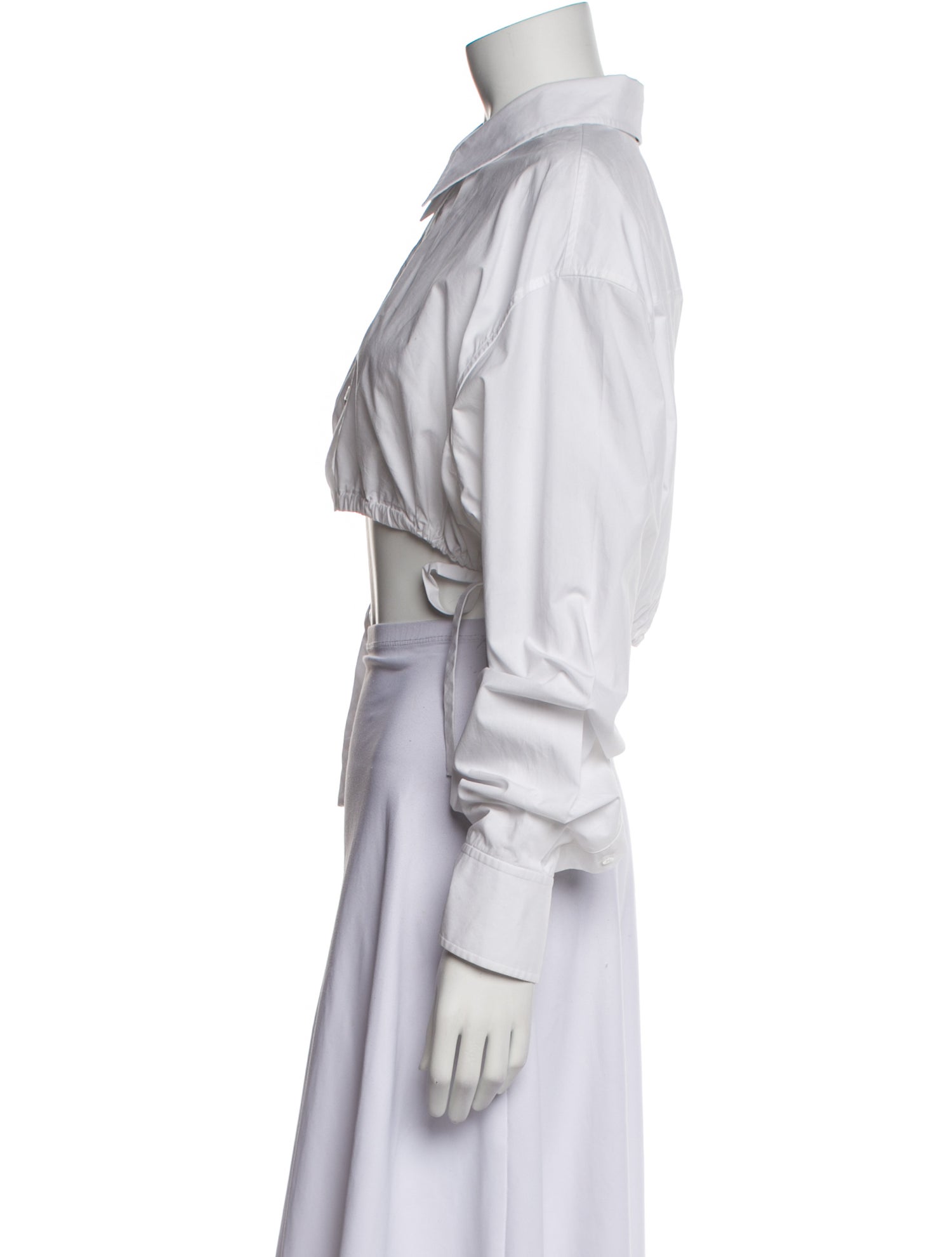 Alexander Wang Long Sleeve Crop Top