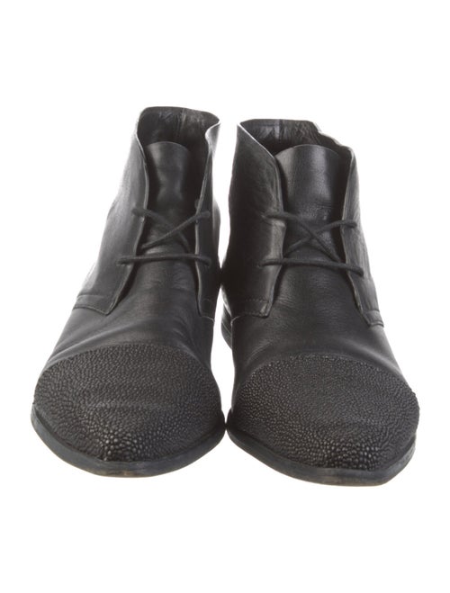 Alexander Wang Leather Lace-Up Boots