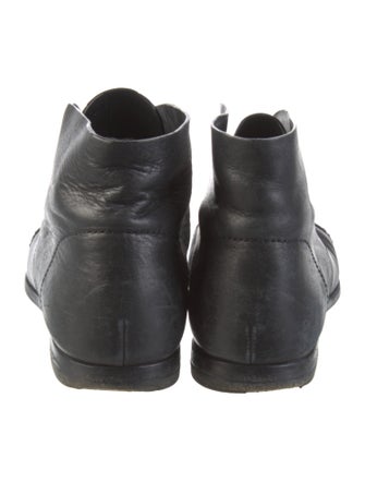 Alexander Wang Leather Lace-Up Boots