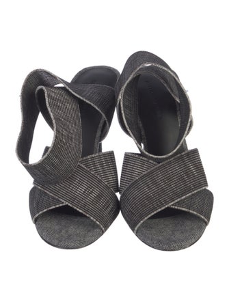 Alexander Wang Printed Slingback Sandals