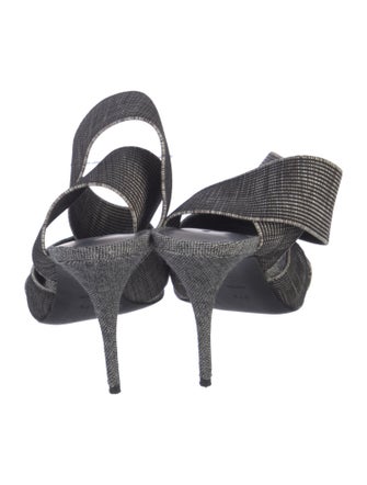 Alexander Wang Printed Slingback Sandals