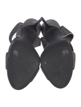 Alexander Wang Printed Slingback Sandals