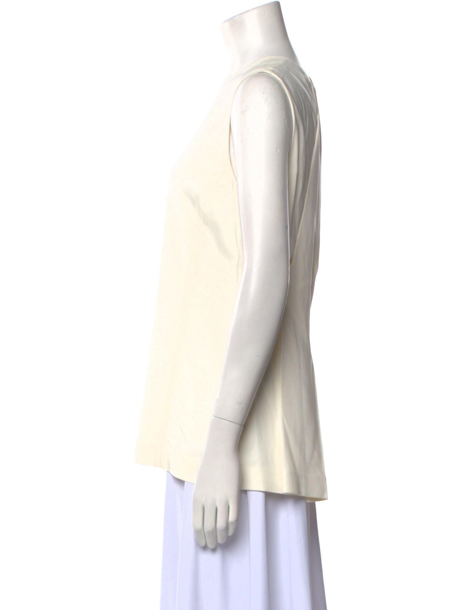 Alexander Wang Bateau Neckline Sleeveless Blouse