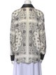 Alexander Wang Silk Printed Button-Up Top