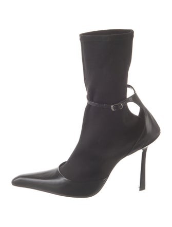 Alexander Wang Leather Sock Boots