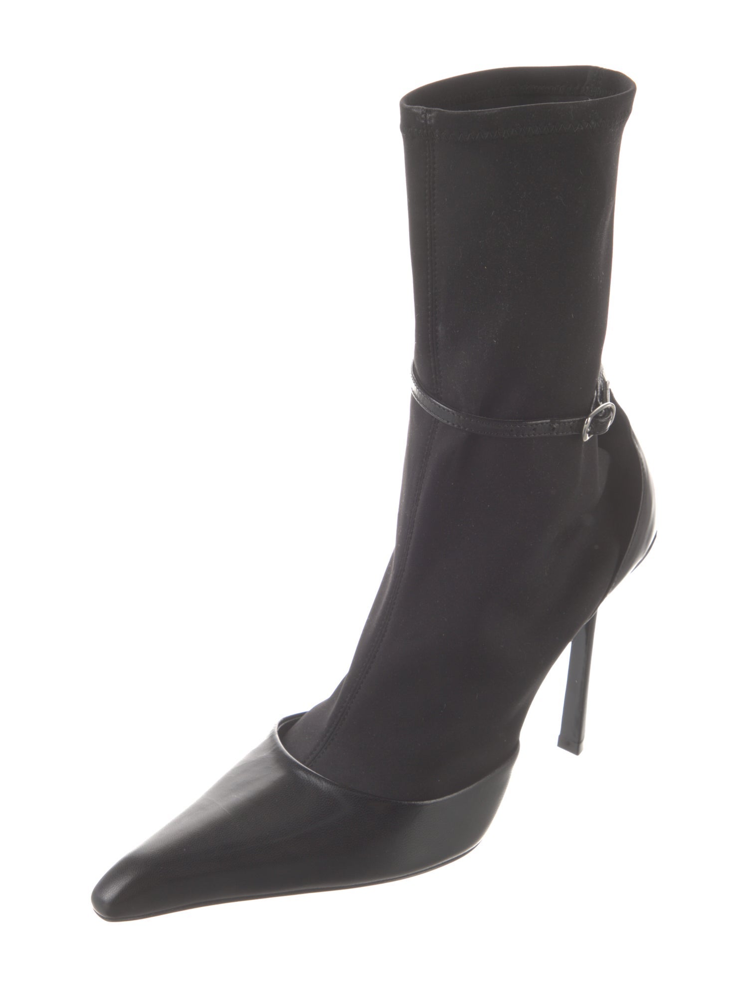 Alexander Wang Leather Sock Boots