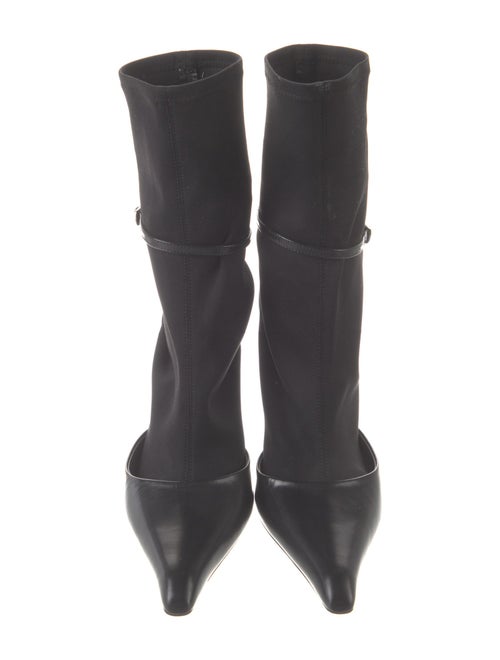 Alexander Wang Leather Sock Boots