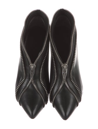 Alexander Wang Leather Lace-Up Boots